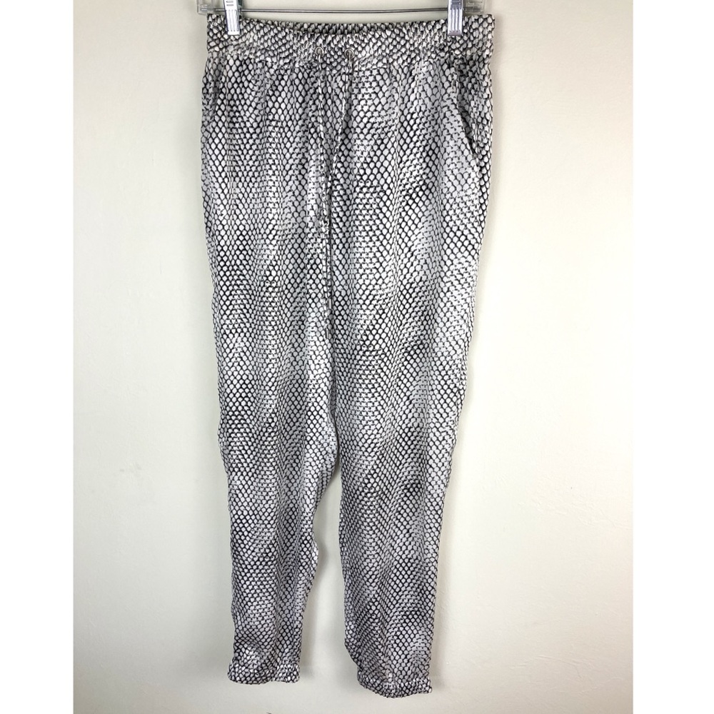 Michael Kors snake skin silky jogger pants small